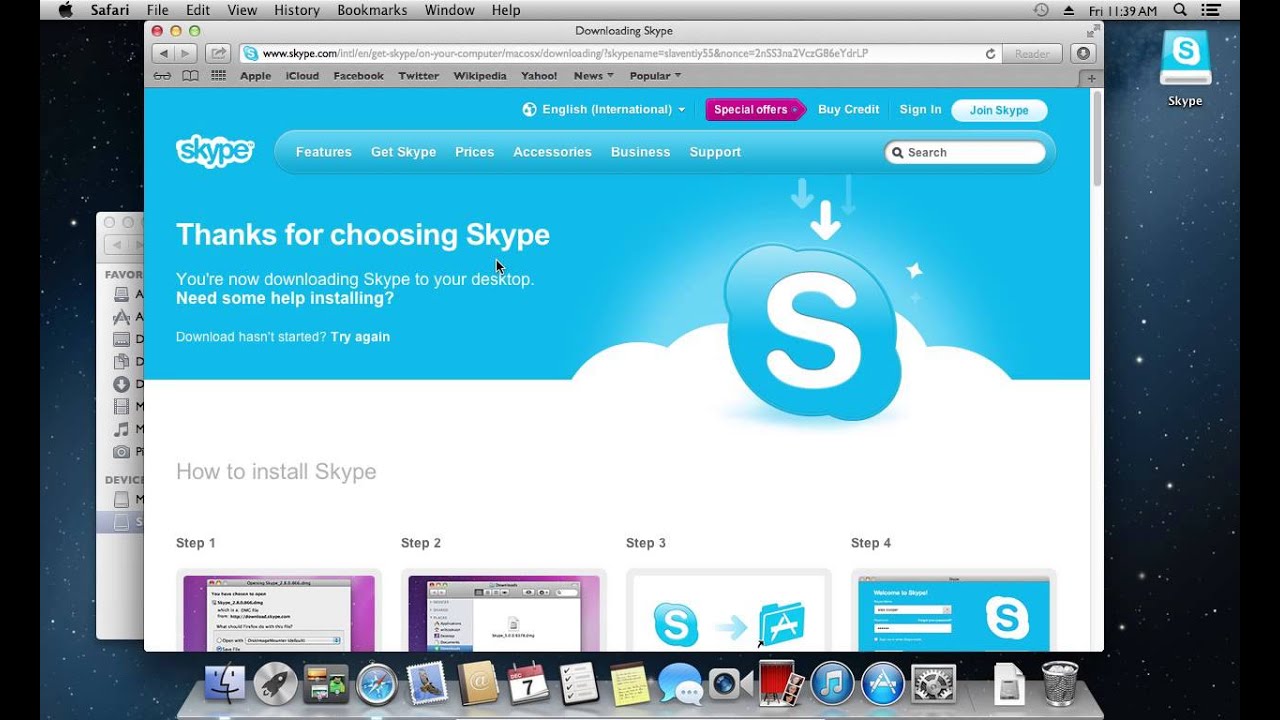 How to use skype on mac